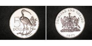 5 Dollar Trinité-et-Tobago Argent 