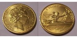 5 Dollar Australia (1939 - ) Bronze/Aluminium Elizabeth II (1926-2022)