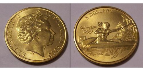 5 Dollar Australien (1939 - ) Bronze/Aluminium Elizabeth II (1926-2022)