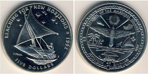 5 Dollar Marshall Islands (1979 - ) Copper/Nickel 
