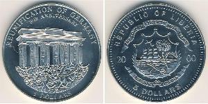 5 Dollar Liberia (1847 - ) Cuivre/Nickel 