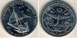 5 Dollar Îles Marshall (1979 - ) Cuivre/Nickel 