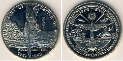 5 Dollar Îles Marshall (1979 - ) Cuivre/Nickel 