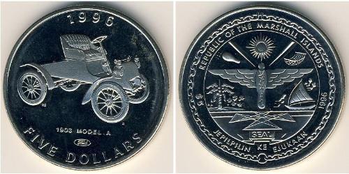5 Dollar Îles Marshall (1979 - ) Cuivre/Nickel 