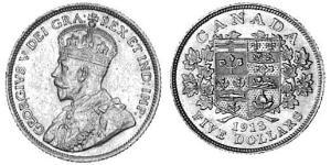 5 Dollar Kanada Gold George V (1865-1936)