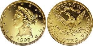 5 Dollar USA (1776 - ) Gold 