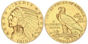 5 Dollar USA (1776 - ) Gold 