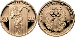 5 Dollar Vereinigten Staaten von Amerika (1776 - ) Gold 