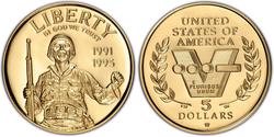 5 Dollar Vereinigten Staaten von Amerika (1776 - ) Gold 