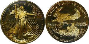 5 Dollar Vereinigten Staaten von Amerika (1776 - ) Gold 
