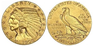 5 Dollar Vereinigten Staaten von Amerika (1776 - ) Gold 