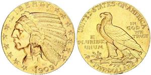 5 Dollar Vereinigten Staaten von Amerika (1776 - ) Gold 