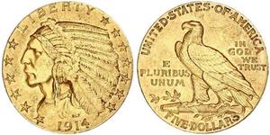 5 Dollar Vereinigten Staaten von Amerika (1776 - ) Gold 