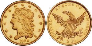5 Dollar Vereinigten Staaten von Amerika (1776 - ) Gold 