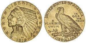 5 Dollar Vereinigten Staaten von Amerika (1776 - ) Gold 
