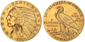 5 Dollar Vereinigten Staaten von Amerika (1776 - ) Gold 