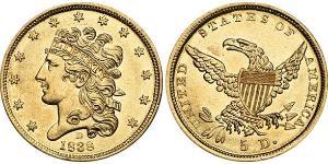 5 Dollar Vereinigten Staaten von Amerika (1776 - ) Gold 