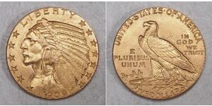 5 Dollar Vereinigten Staaten von Amerika (1776 - ) Gold 
