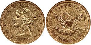 5 Dollar Vereinigten Staaten von Amerika (1776 - ) Gold 