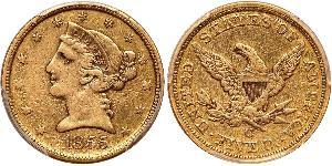 5 Dollar Vereinigten Staaten von Amerika (1776 - ) Gold 