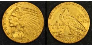 5 Dollar Vereinigten Staaten von Amerika (1776 - ) Gold 