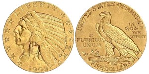 5 Dollar Vereinigten Staaten von Amerika (1776 - ) Gold 
