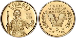 5 Dollar Vereinigten Staaten von Amerika (1776 - ) Gold 