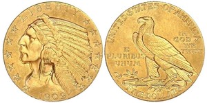 5 Dollar Vereinigten Staaten von Amerika (1776 - ) Gold 