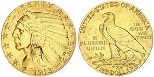 5 Dollar Vereinigten Staaten von Amerika (1776 - ) Gold 