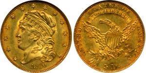 5 Dollar Vereinigten Staaten von Amerika (1776 - ) Gold 