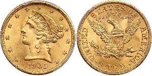5 Dollar Vereinigten Staaten von Amerika (1776 - ) Gold 