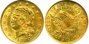 5 Dollar Vereinigten Staaten von Amerika (1776 - ) Gold 