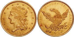5 Dollar Vereinigten Staaten von Amerika (1776 - ) Gold 