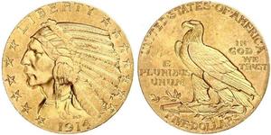 5 Dollar Vereinigten Staaten von Amerika (1776 - ) Gold 