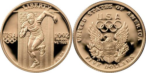 5 Dollar Vereinigten Staaten von Amerika (1776 - ) Gold 