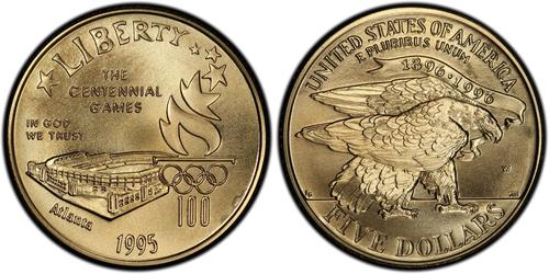 5 Dollar Vereinigten Staaten von Amerika (1776 - ) Gold 