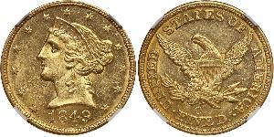 5 Dollar États-Unis d