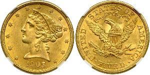 5 Dollar États-Unis d
