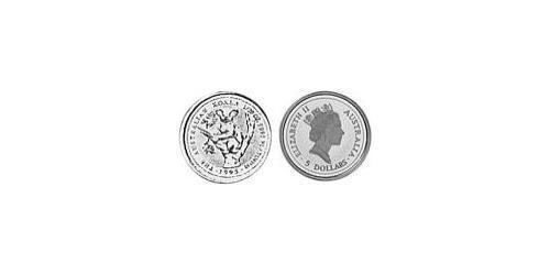 5 Dollar Australia (1939 - ) Platinum Elizabeth II (1926-2022)