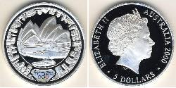 5 Dollar Australien (1939 - ) Silber 