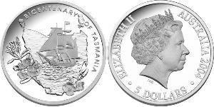 5 Dollar Australien (1939 - ) Silber 