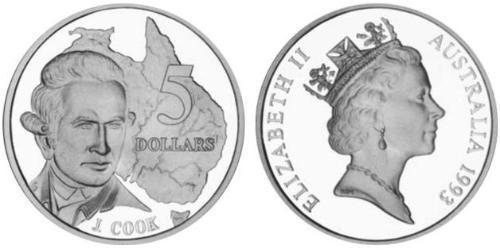 5 Dollar Australien (1939 - ) Silber 