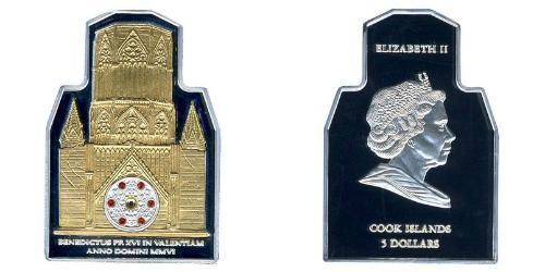 5 Dollar Cook Islands (1965 - ) Silber 