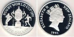 5 Dollar Neuseeland Silber 
