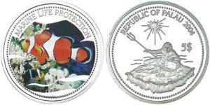 5 Dollar Palau Silber 