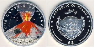 5 Dollar Palau Silber 