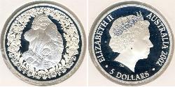 5 Dollar Australia (1939 - ) Silver 