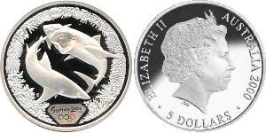 5 Dollar Australia (1939 - ) Silver Elizabeth II (1926-2022)