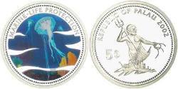 5 Dollar Palau (1994 - ) Silver 