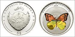 5 Dollar Palau (1994 - ) Silver 